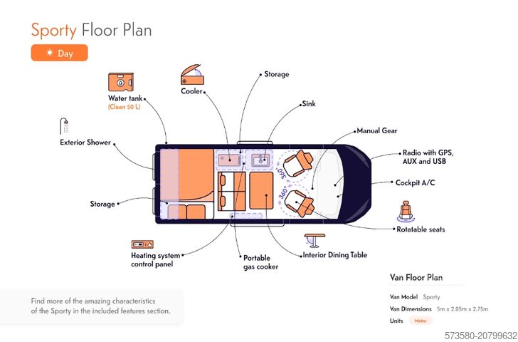 Caravan/camper Fiat Talento Campervan 2 Schlafplätze | Küche | Reisefertig