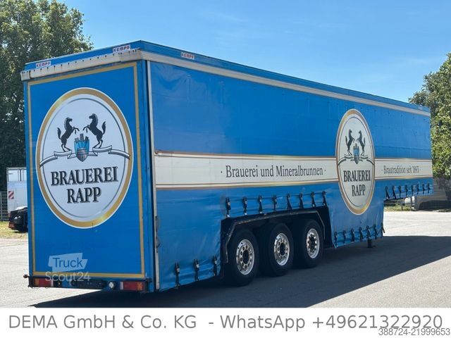 Полуприцеп для напитков KEMPF SP 35/3*Schiebeplane*Hubdach*ALU*Tiefbett*