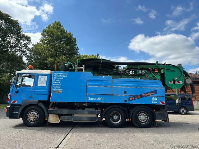Piesūces transportlīdzeklis MAN 26.403 F2000 Silent 6x2 Kanalreiniger Saug - un...