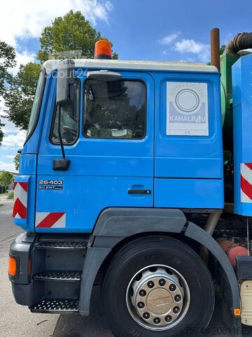 Piesūces transportlīdzeklis MAN 26.403 F2000 Silent 6x2 Kanalreiniger Saug - un...