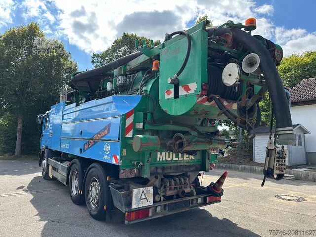 Piesūces transportlīdzeklis MAN 26.403 F2000 Silent 6x2 Kanalreiniger Saug - un...