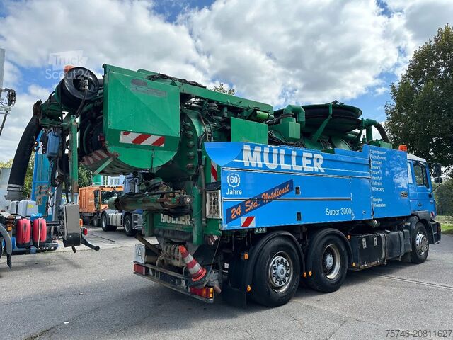 Piesūces transportlīdzeklis MAN 26.403 F2000 Silent 6x2 Kanalreiniger Saug - un...