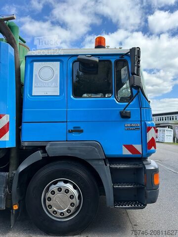 Piesūces transportlīdzeklis MAN 26.403 F2000 Silent 6x2 Kanalreiniger Saug - un...