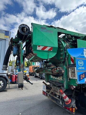 Piesūces transportlīdzeklis MAN 26.403 F2000 Silent 6x2 Kanalreiniger Saug - un...