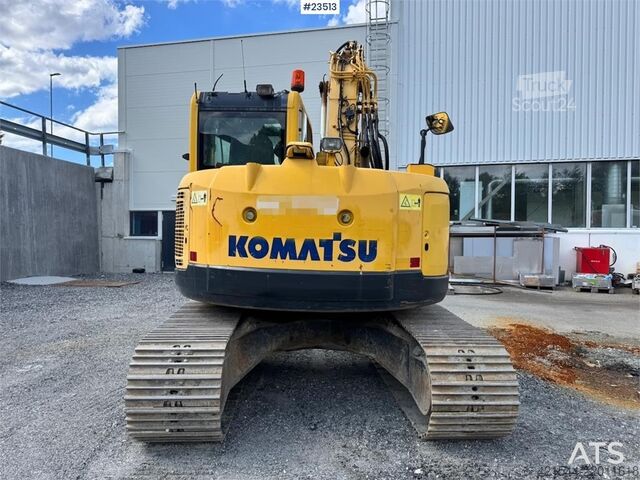 багер на вериги Komatsu PC138US-8 Crawler Excavator w/Rototilt – 2 Buckets