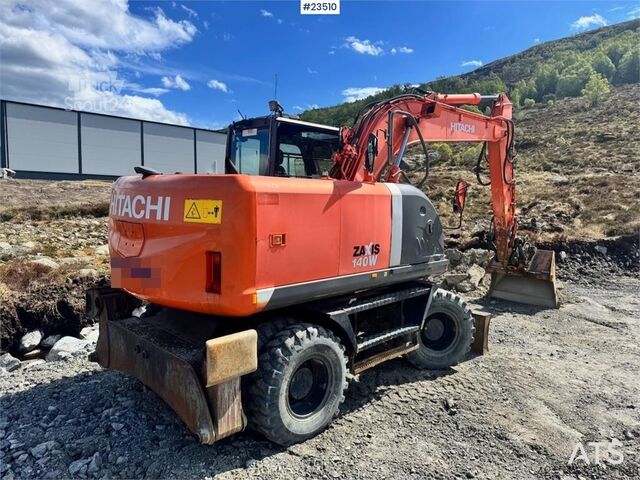حفارة ذات عجلات Hitachi ZX140W-3 wheel excavator with Rototilt and grading