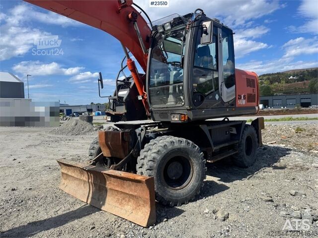 حفارة ذات عجلات Hitachi ZX140W-3 wheel excavator with Rototilt and grading
