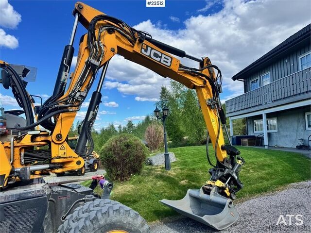 Gravemaskin på hjul JCB HD110WT