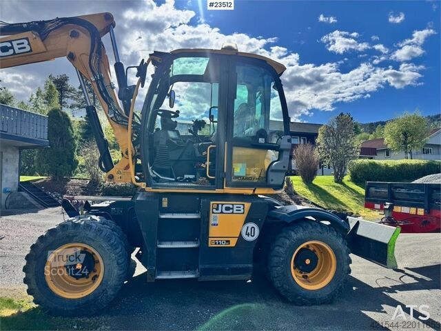 Gravemaskin på hjul JCB HD110WT