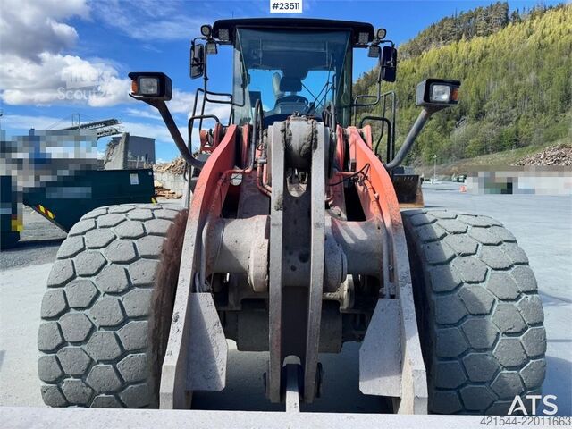 Wheel loader Hitachi ZW310 Wheel Loader w/ Bucket and Pallet Forks – 7,