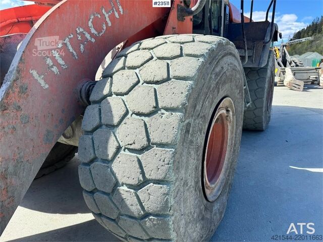 Wheel loader Hitachi ZW310 Wheel Loader w/ Bucket and Pallet Forks – 7,