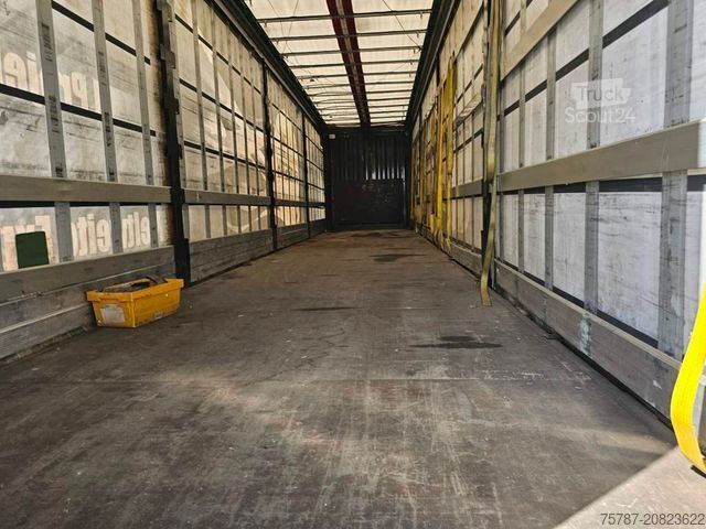 Otevřený návěs s plachtou KRONE Gardine Mega, Anti Eis Dach,2 Liftachse,Hubdach