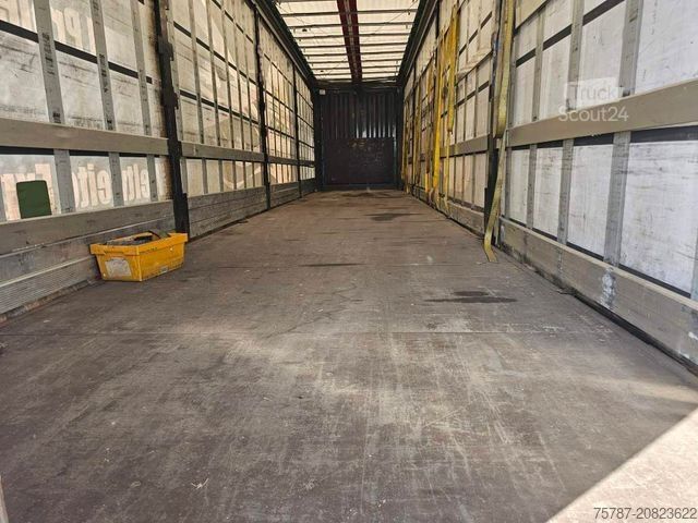 Otevřený návěs s plachtou KRONE Gardine Mega, Anti Eis Dach,2 Liftachse,Hubdach