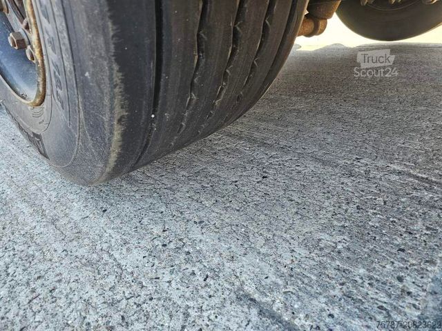 Otevřený návěs s plachtou KRONE Gardine Mega, Anti Eis Dach,2 Liftachse,Hubdach