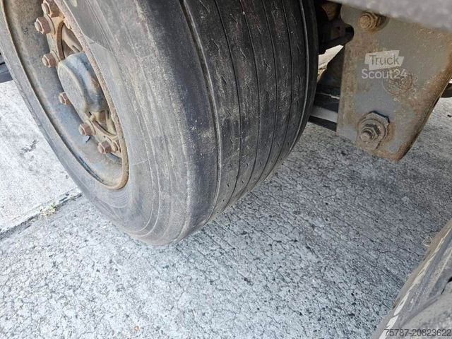 Otevřený návěs s plachtou KRONE Gardine Mega, Anti Eis Dach,2 Liftachse,Hubdach