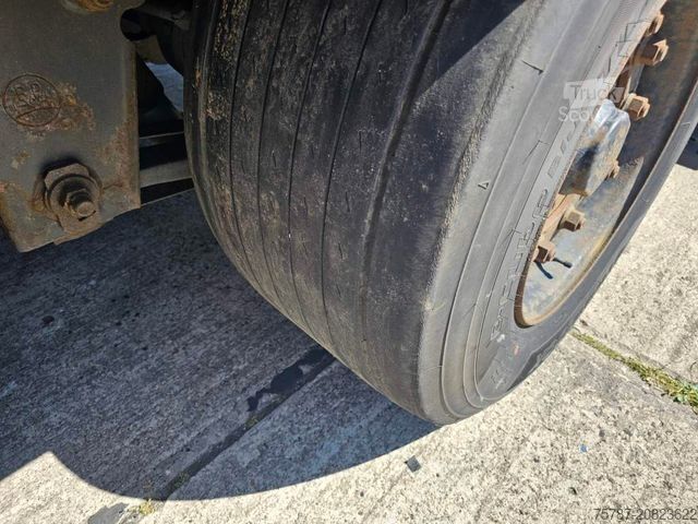 Otevřený návěs s plachtou KRONE Gardine Mega, Anti Eis Dach,2 Liftachse,Hubdach