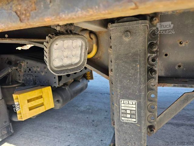 Otevřený návěs s plachtou KRONE Gardine Mega, Anti Eis Dach,2 Liftachse,Hubdach