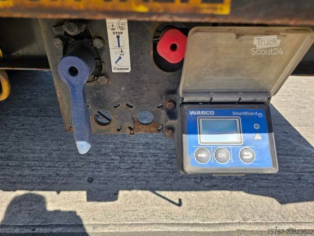 Otevřený návěs s plachtou KRONE Gardine Mega, Anti Eis Dach,2 Liftachse,Hubdach