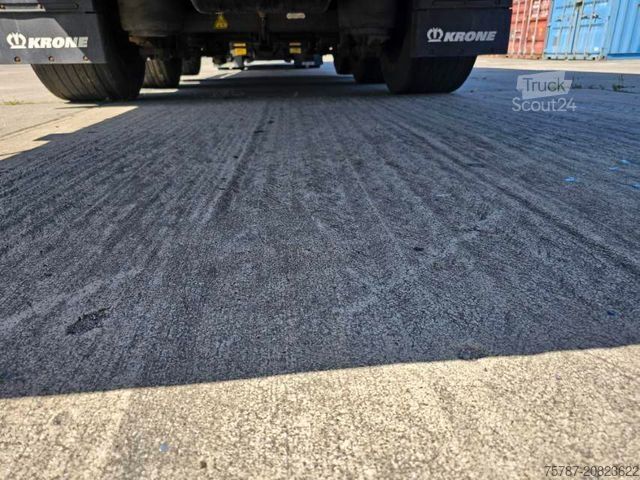 Otevřený návěs s plachtou KRONE Gardine Mega, Anti Eis Dach,2 Liftachse,Hubdach