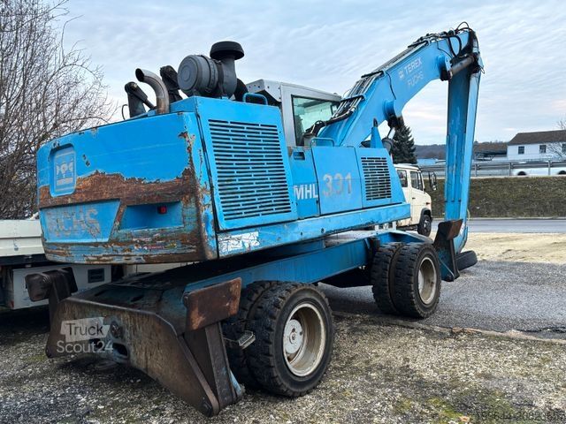 Excavadora móvil FUCHS MHL 331 Magnetanlage TEREX