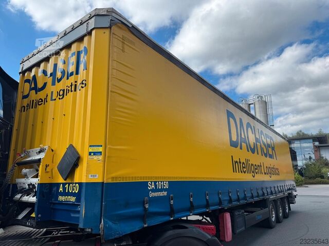 مقطورة نصفية مفتوحة مع قماش مشمع KRONE SD Profiliner-Ladebordwand-Edscha