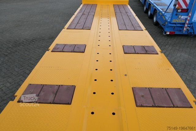 Low loader semitrailer GVN 3GVN, Gelenkt, Hydr. Rampen, Luft-Lift