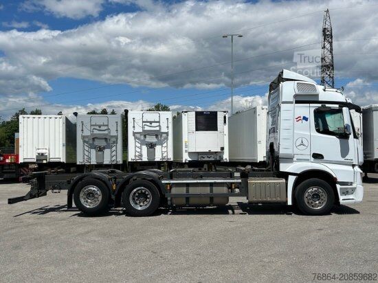 Swap body truck MERCEDES-BENZ ACTROS 2545 6X2 BDF E6, RETARDER, ALUFELGEN