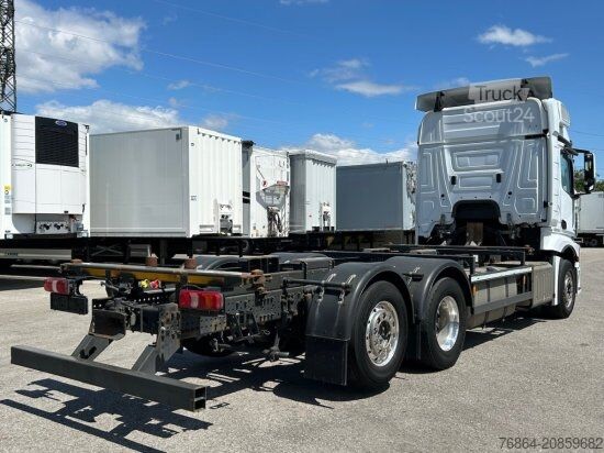Swap body truck MERCEDES-BENZ ACTROS 2545 6X2 BDF E6, RETARDER, ALUFELGEN