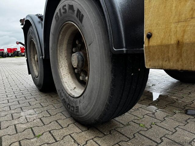 Transporte de contentores Krone 2-assig 20FT chassis, BPW + trommel, luchtverin...