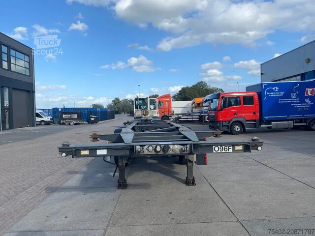 Transporte de contentores Van Hool Tank Chassis / ADR / BPW + DISC / 20-30 FT