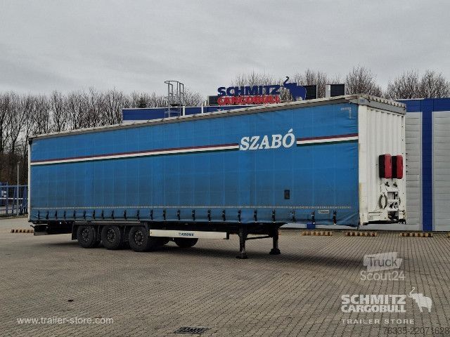 Brandalı açık yarı römork Krone Curtainsider Mega