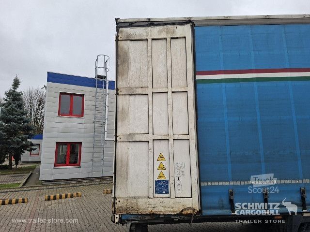 Brandalı açık yarı römork Krone Curtainsider Mega