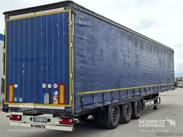 Nyitott ponyvás félpótkocsi Schmitz Cargobull Curtainsider Mega