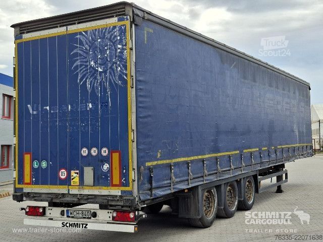 Nyitott ponyvás félpótkocsi Schmitz Cargobull Curtainsider Mega