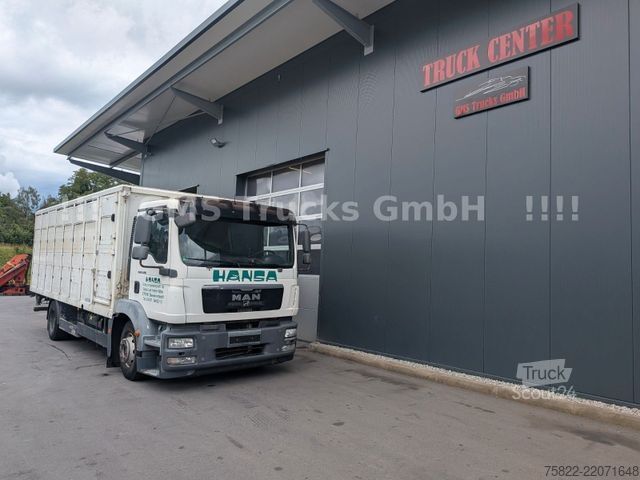 Вантажівка для перевезення худоби MAN TGM 15.290 / Menke / load 7750kg / E5