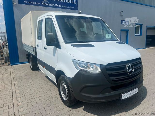 Pick-up bestelwagen MERCEDES-BENZ Sprinter 316 DOKA LANG PRITSCHE PLANE 6-SITZ AHK