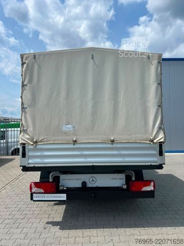 Pick-up bestelwagen MERCEDES-BENZ Sprinter 316 DOKA LANG PRITSCHE PLANE 6-SITZ AHK