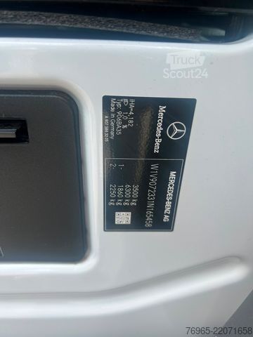 Pick-up bestelwagen MERCEDES-BENZ Sprinter 316 DOKA LANG PRITSCHE PLANE 6-SITZ AHK