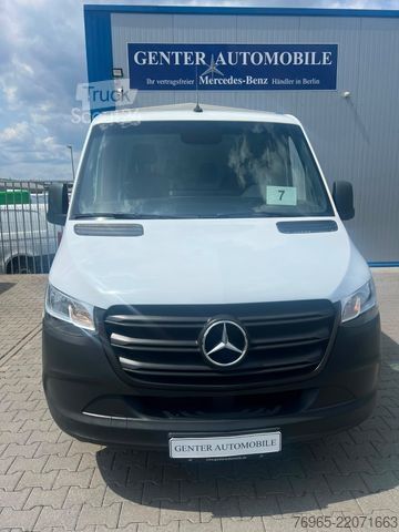 Gardinsided kassevogn MERCEDES-BENZ Sprinter 316 DOKA LANG PRITSCHE PLANE 6-SITZ AHK