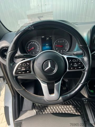 Gardinsided kassevogn MERCEDES-BENZ Sprinter 316 DOKA LANG PRITSCHE PLANE 6-SITZ AHK