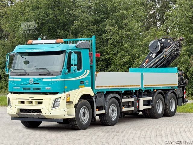Кран, монтиран на камион VOLVO FMX 410 *HIAB 322 EP-5 HIPRO/FUNK *8x4