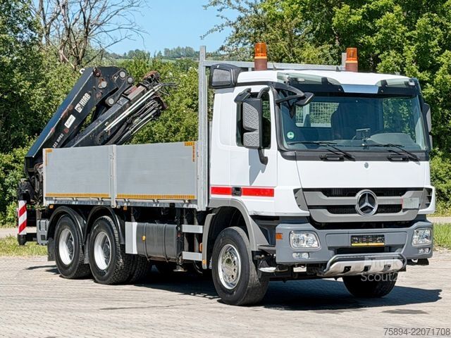 Kamyon üzerine monteli vinç MERCEDES-BENZ ACTROS 2641 * HIAB 322 EP-3 HIPRO+FUNK / 6x4