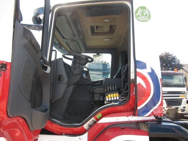 Camion benne à bras amovible SCANIA P410 CB6X2 HSA Hyva 22T Haken Liftachse
