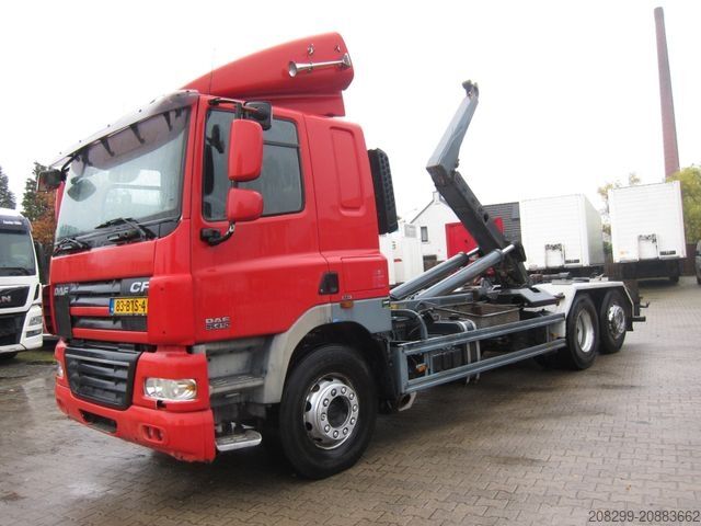 Camion benne à bras amovible DAF CF 85 410 6X2*4 Meiller Haken Manual Retarder
