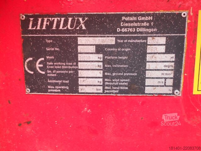 élévateur à ciseaux Liftlux SL 205-25D4WD (ID3742) Allrad