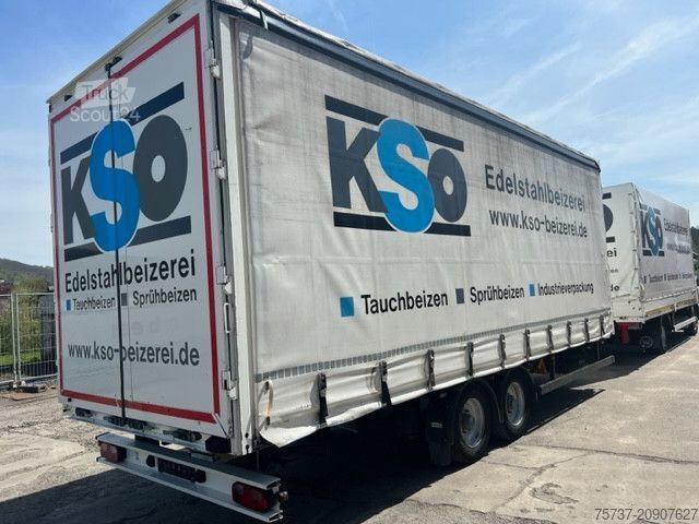 Remorcă deschisă cu prelată SAXAS APS 73-11-DZ DURCHLADE