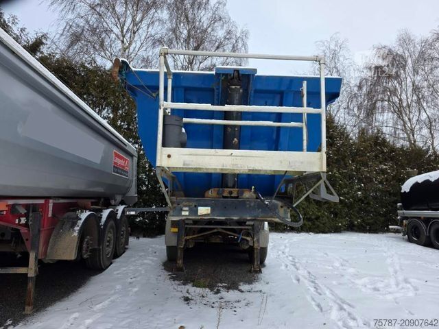 Semirremolque volquete MEILLER Stahlmulde MHKS 41/3-S, Schütte, Liftachse