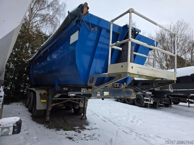 Semirremolque volquete MEILLER Stahlmulde MHKS 41/3-S, Schütte, Liftachse