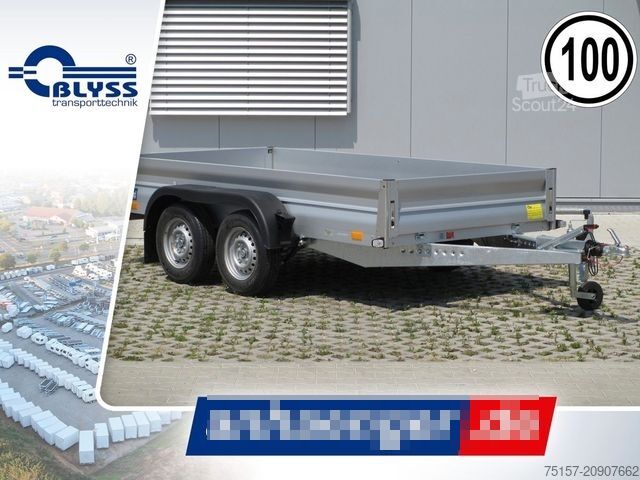 Remorcă deschisă BLYSS Alumina L2 PKW Anhänger 310x155x33cm 2500kgGG