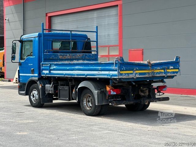 Kolmisuuntainen kippiauto MAN TGL 8.180 4x2 BB MEILLER DSK / LGS